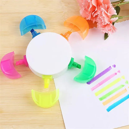 5-in-1 flower-shaped highlighter