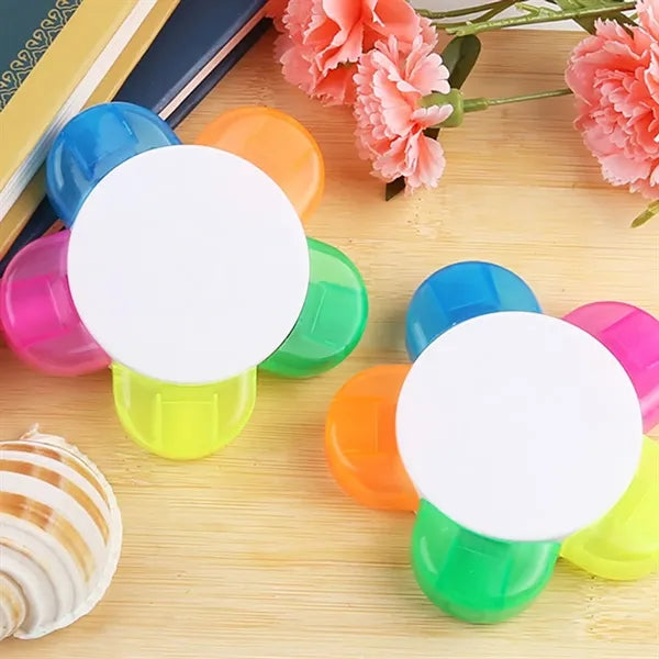5-in-1 flower-shaped highlighter
