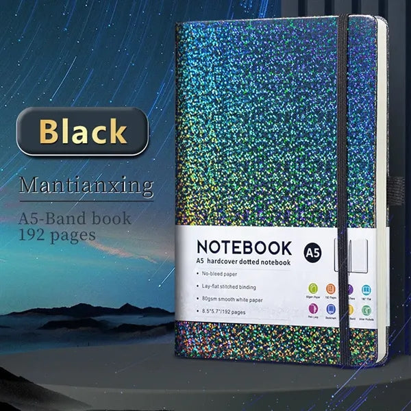 A5 Strap Notebook with Pen Holder Elastic Band