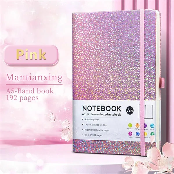 A5 Strap Notebook with Pen Holder Elastic Band