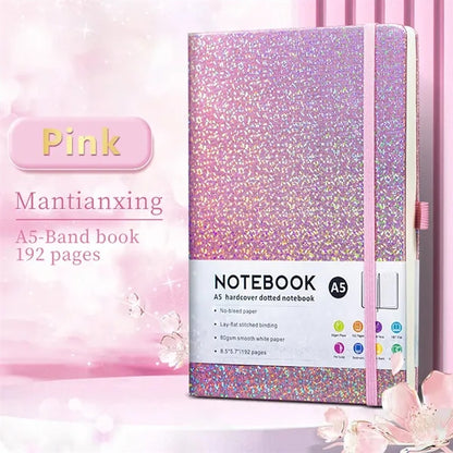 A5 Strap Notebook with Pen Holder Elastic Band