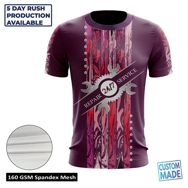 Unisex & Kids' Sublimation Mesh Short Sleeve 2-in-1 Jersey