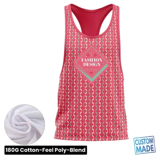 Unisex & Kids' Sublimation Racerback Tank Top - 180G