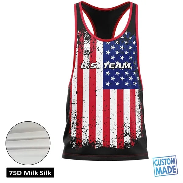 Unisex & Kids' Sublimation Racerback Tank Top - Spandex Inte