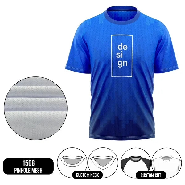 Unisex & Kids' Sublimation Short Sleeve T-Shirt - 150G