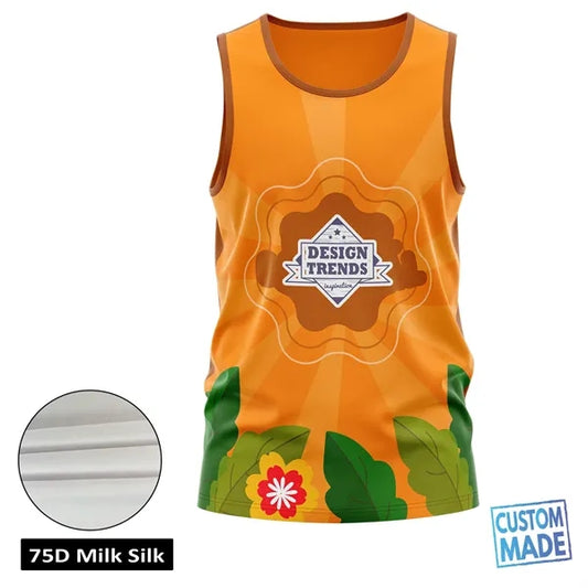 Unisex & Kids' Sublimation Jersey Style Tank Top - Spandex I
