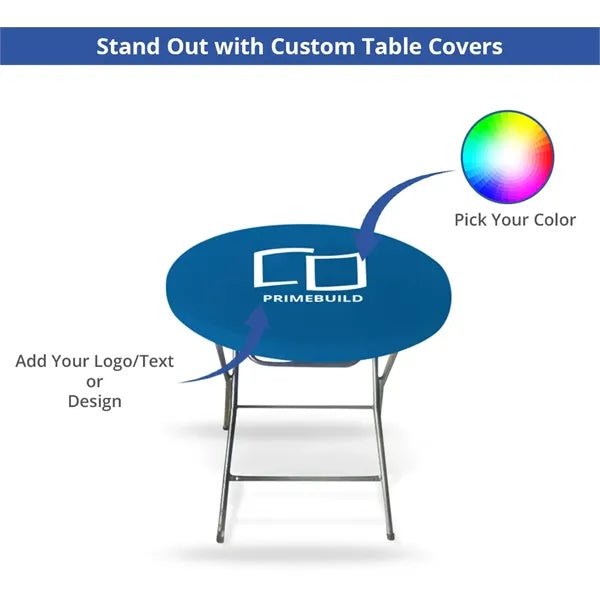 Round Spandex Table Top Cover (Diameter - 60")