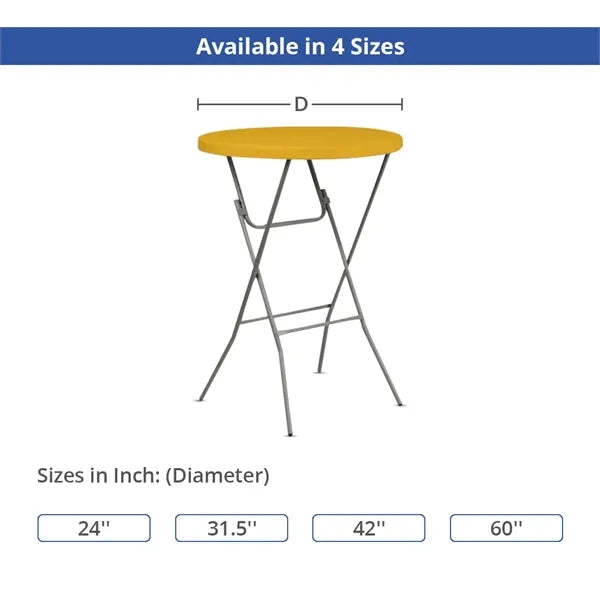 Round Spandex Table Top Cover (Diameter - 60")