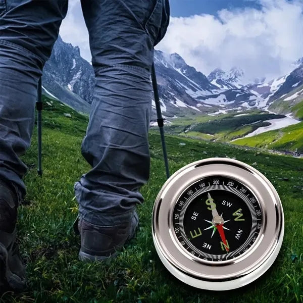 Portable Stainless Steel Outdoor Precise Pocket Compass