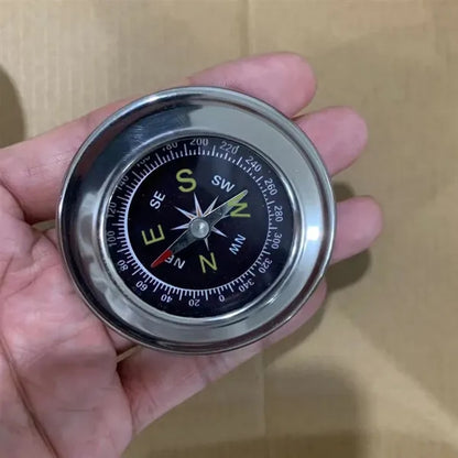 Portable Stainless Steel Outdoor Precise Pocket Compass