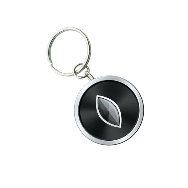 Customized Solid Iron Keychain with Shiny Gold Plating
