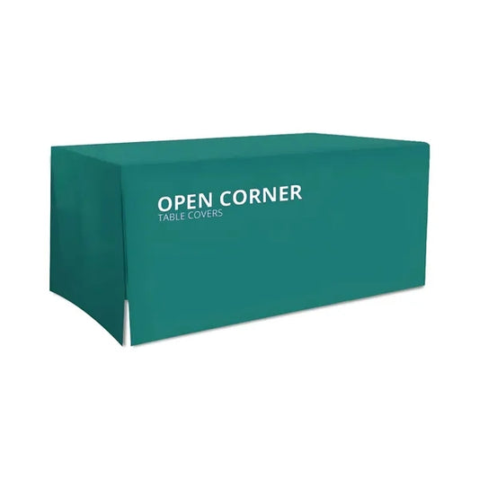 Open Corner Table Covers - 3 sided (4' x 2.5')