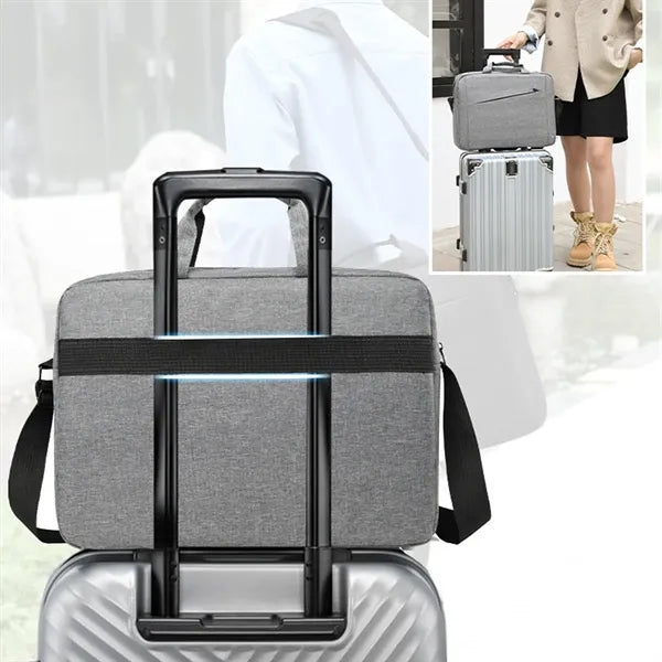 Business school tablet laptop shoulder bag carrying case