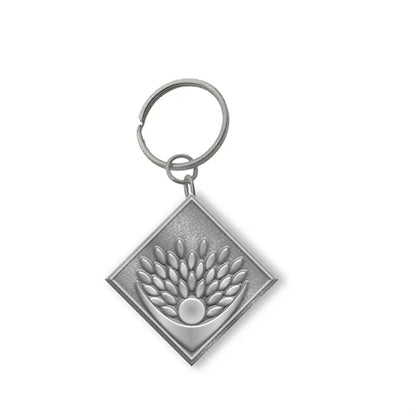 Customized Zinc Alloy Keychain with Antique Silver Plating