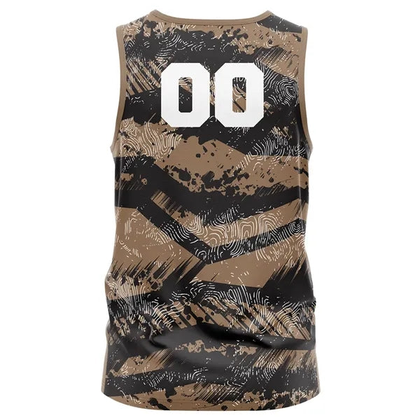 Unisex & Kids' Sublimation Jersey Style Tank Top - 180G
