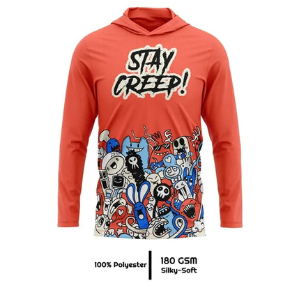 Unisex & Kids' Sublimation 180G Silk-Feel Long Sleeve Hooded