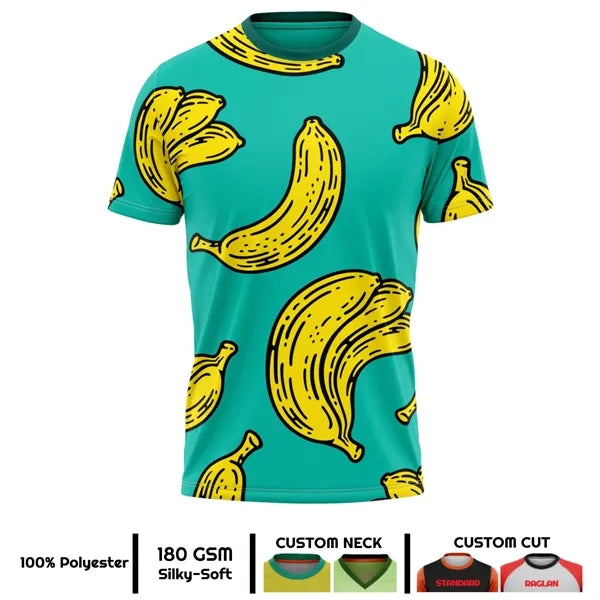 Unisex & Kids' Sublimation 180G Silk-Feel Short Sleeve