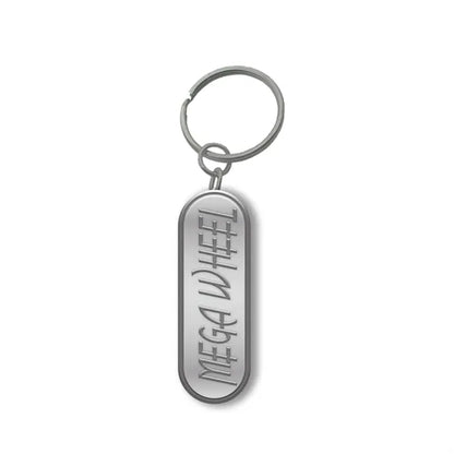 Customized Zinc Alloy Keychain with Shiny Silver Plating