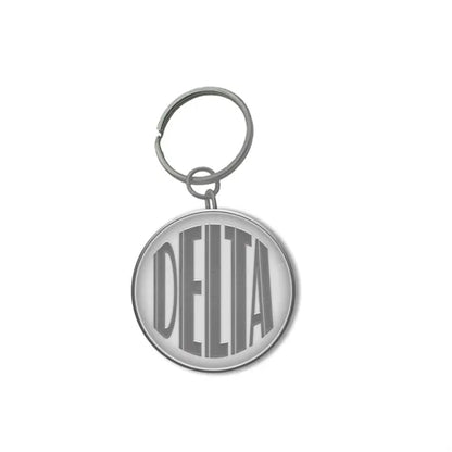 Customized Zinc Alloy Keychain with Shiny Silver Plating