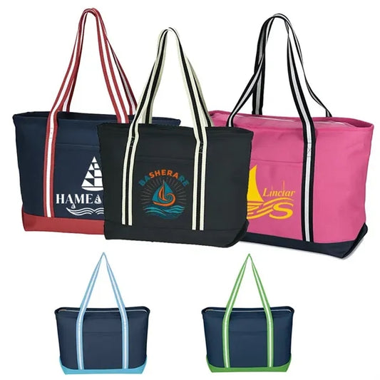 24 oz. Large Cotton Canvas Admiral Tote
