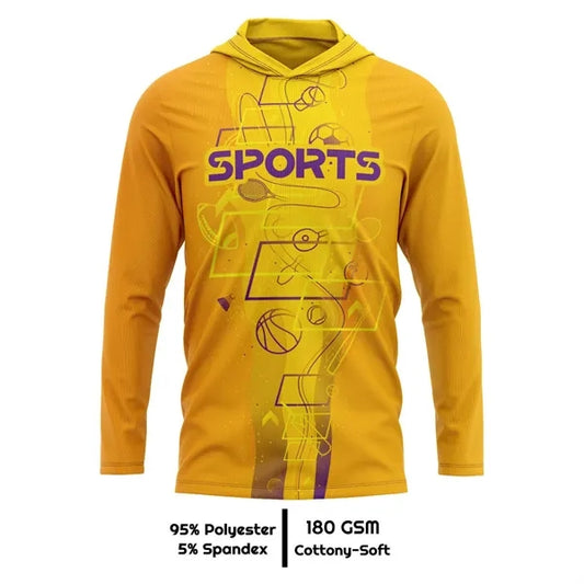 Unisex & Kids' Sublimation 180G Cotton-Feel Long Sleeve