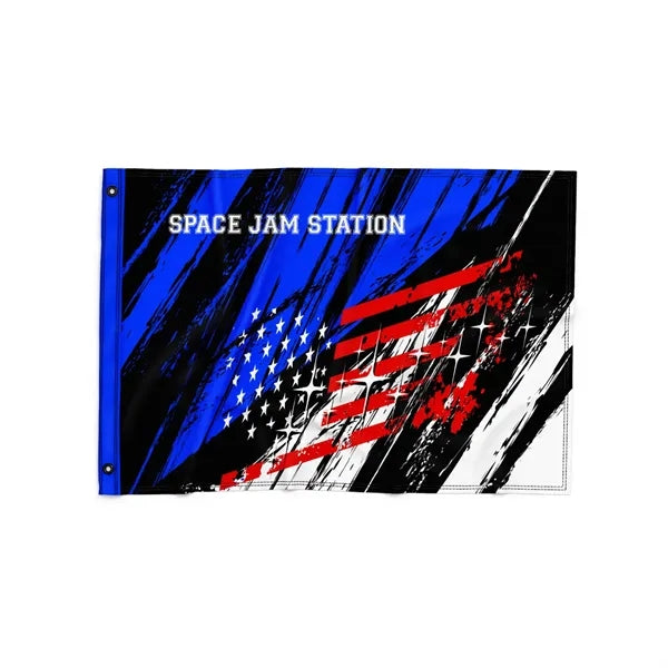 Double-Sided Dye Sublimation 2-Layer 8ft x 5ft Flag