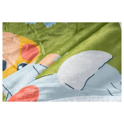 Custom Crystal Velvet Sublimation Blanket with Sherpa
