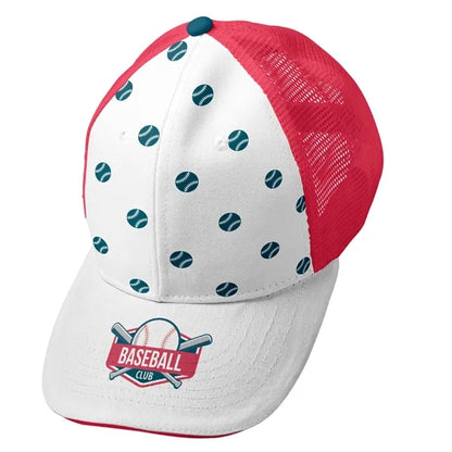 Premium Sublimation 6 Panel Mesh Back Trucker Cap -