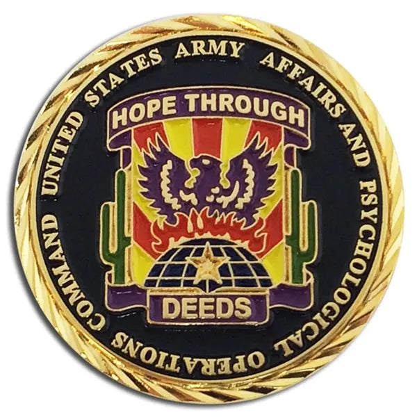 Zinc Alloy Challenge Coin with Antique Finish - Die Struck &