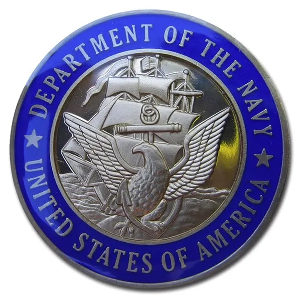 Zinc Alloy Challenge Coin with Antique Finish - Die Struck &