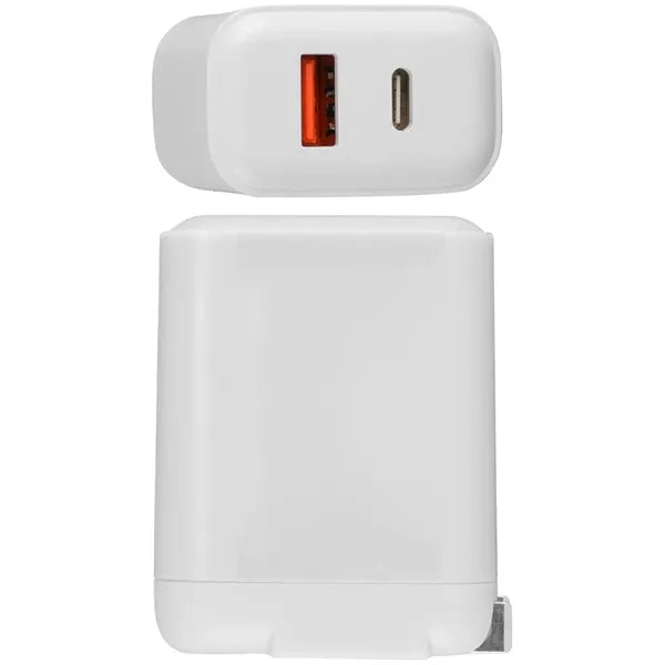 Dual-Port Fast Charging Wall Adapter