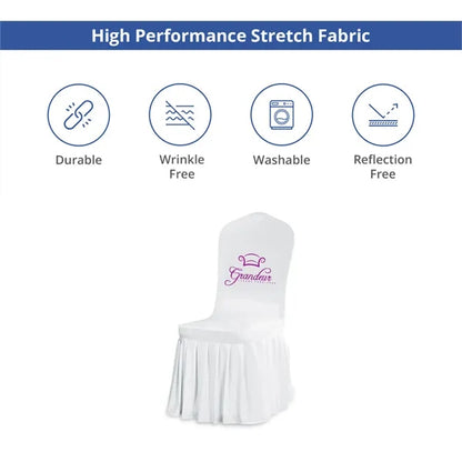 Pleated Banquet Chair Covers (14.2" x 32.3")