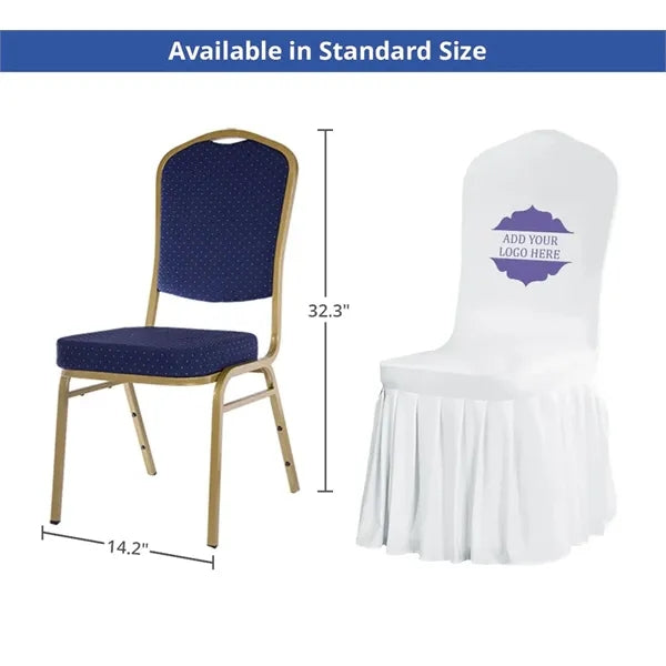 Pleated Banquet Chair Covers (14.2" x 32.3")