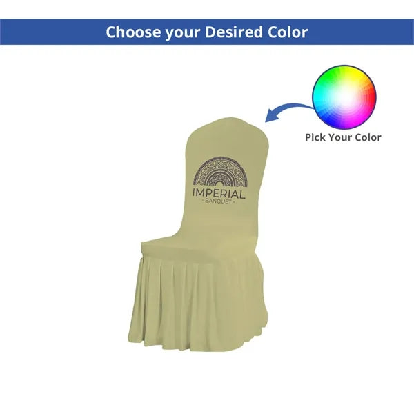 Pleated Banquet Chair Covers (14.2" x 32.3")
