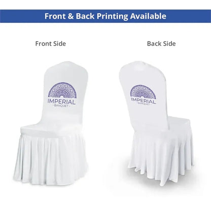 Pleated Banquet Chair Covers (14.2" x 32.3")