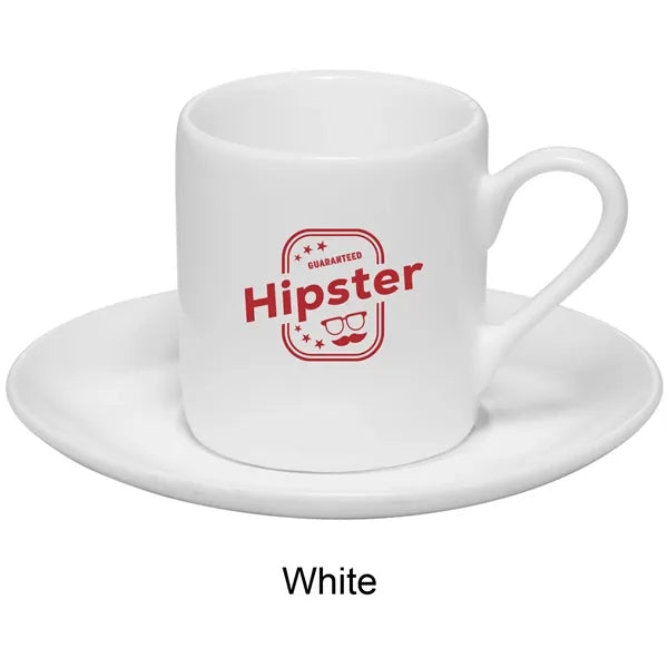 3 oz. Set Espresso Cups with Saucers