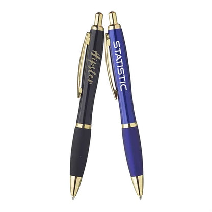 Langley Metal Click Ballpoint Pen w/ Grip