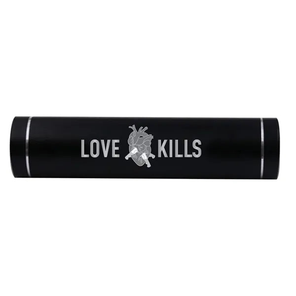 Dual-Input 2200mAh Cylinder Power Bank