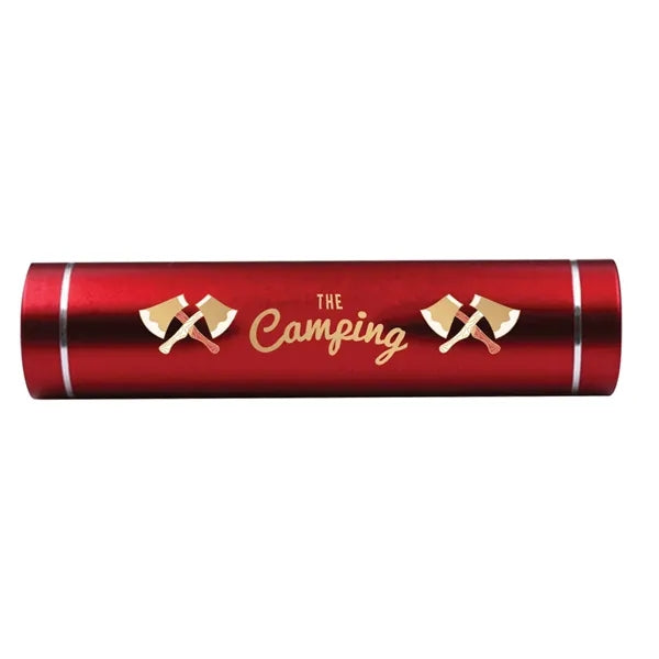 Dual-Input 2200mAh Cylinder Power Bank
