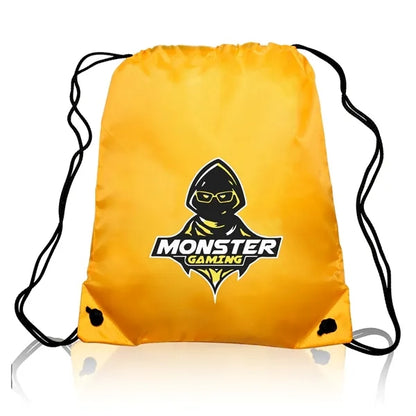 Polyester 210D Drawstring Bag - 14"W x 16.5"H