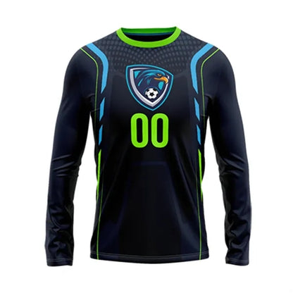 Sublimation Long Sleeve Soccer Jersey - 180G Spandex