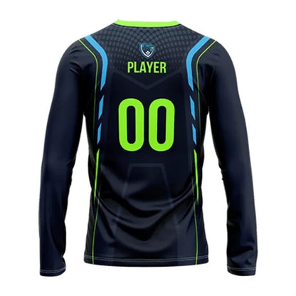 Sublimation Long Sleeve Soccer Jersey - 180G Spandex