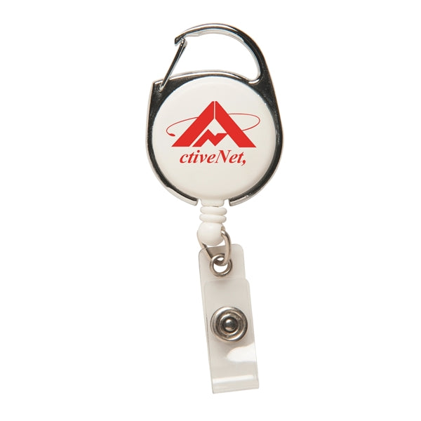 Retractable Badge Holder with Carabiner