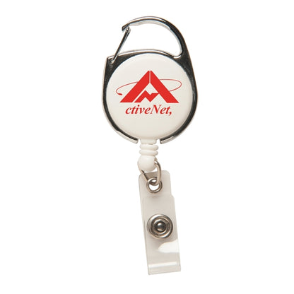 Retractable Badge Holder with Carabiner