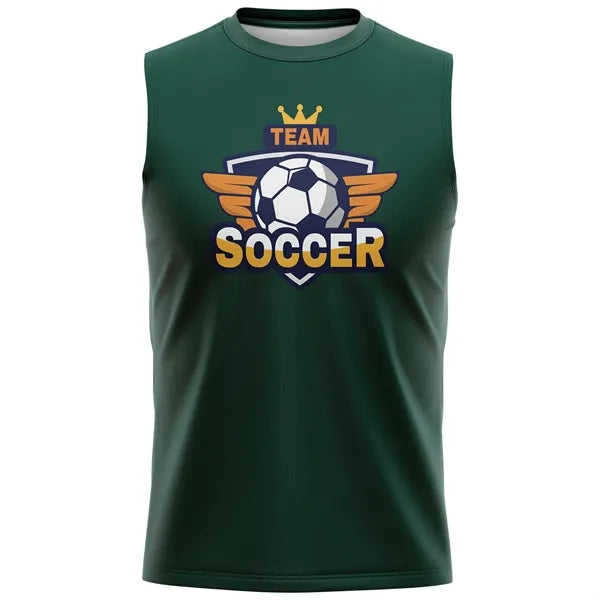 Adult and Kids' Custom 5.3 oz Cotton Sleeveless T-Shirt - DT