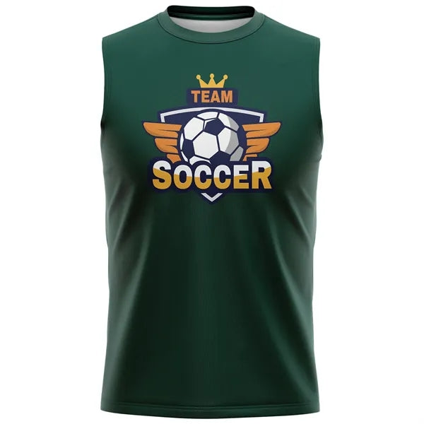 Adult and Kids' Custom 5.3 oz Cotton Sleeveless T-Shirt - DT