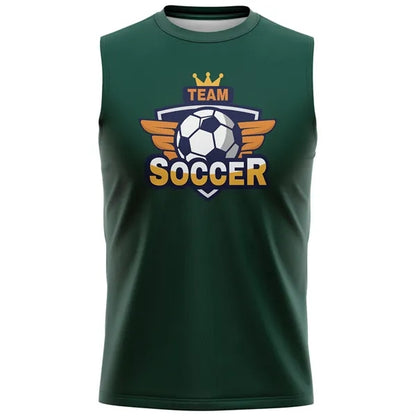 Adult and Kids' Custom 5.3 oz Cotton Sleeveless T-Shirt - DT