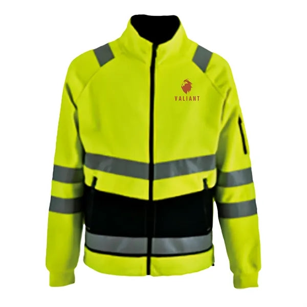 VISIPRO Reflective Colorblock Safety Jacket - 280G PK Fleece