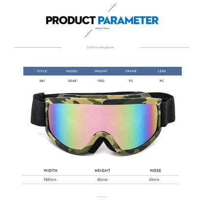 Anti-Fog Wide-Field UV Protection Ski Goggles