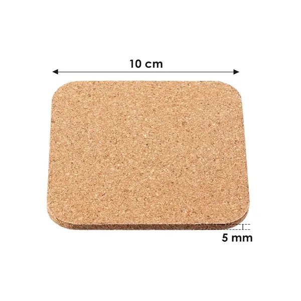 Customizable Cork Coaster for Beverages